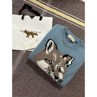 メゾンキツネ(MAISON KITSUNE')のMAISON KITSUNE  メゾンキツネ　Fox Head ニット(ニット/セーター)