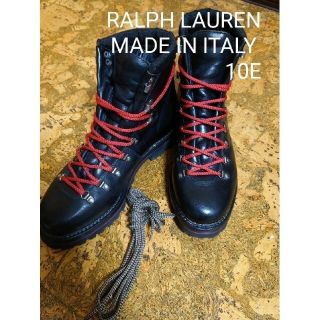 ラルフローレン(Ralph Lauren)の希少 RALPH LAUREN マウンテンブーツ 黒 10E マルモラーダ(ブーツ)