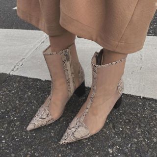 アメリヴィンテージ(Ameri VINTAGE)のMESH PIPING BOOTS(ブーツ)