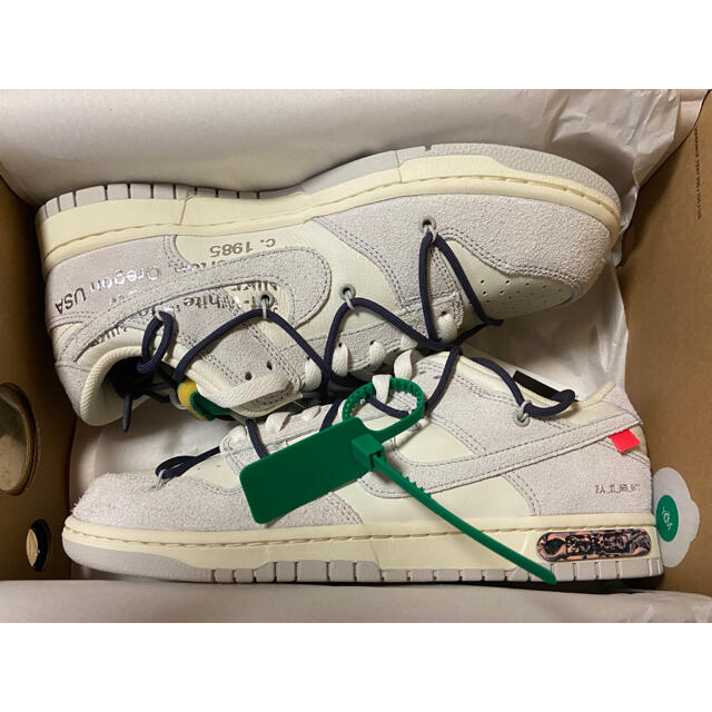 NIKE off-white DUNK low LOT 20   29cm