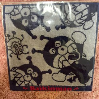 アンパンマン(アンパンマン)の神戸アンパンマンミュージアム限定　バイキンマン　タオルハンカチ(キャラクターグッズ)