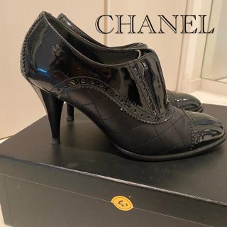 シャネル(CHANEL)のCHANEL シャネル　マトラッセブーティ　ブーツ　37(ブーティ)