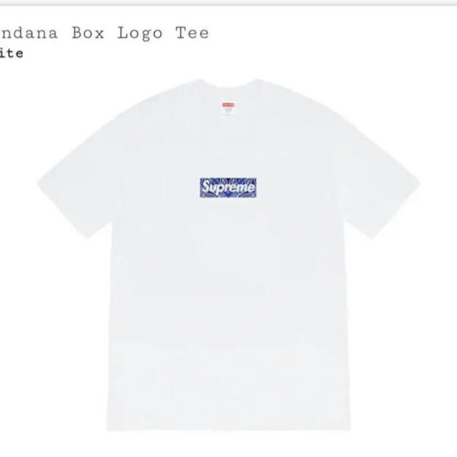 supreme Bandana Box Logo TeeL新品未開封品となります