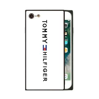 トミーヒルフィガー(TOMMY HILFIGER)のトミーヒルフィガー　ガラスケース　iPhoneケース　r653b(iPhoneケース)