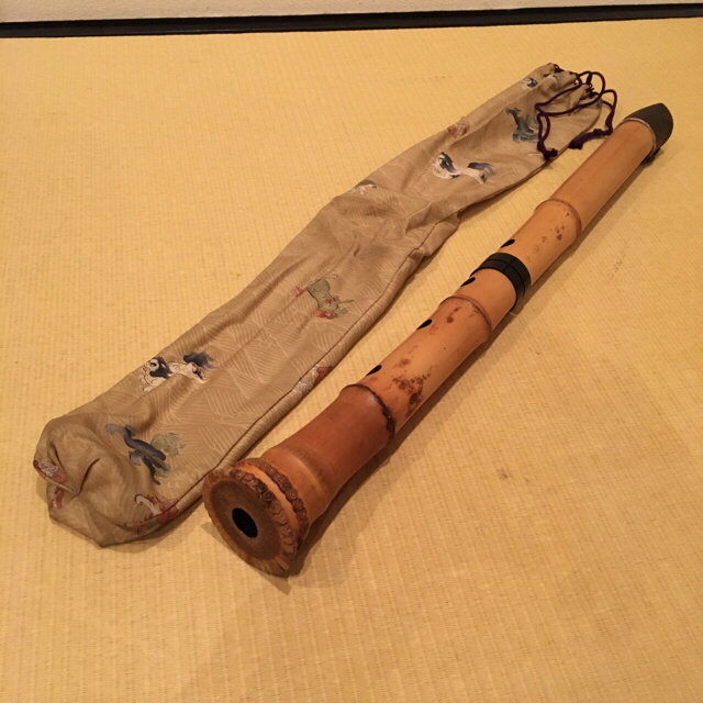 尺八　國華・皇山鑑製　和楽器　55cm 楽器の和楽器(尺八)の商品写真