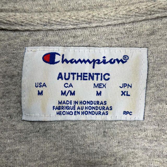 Champion(チャンピオン)の【希少‼︎】チャンピオン 刺繍 同色ロゴ ハーフジップ スウェット くすみカラー メンズのトップス(スウェット)の商品写真