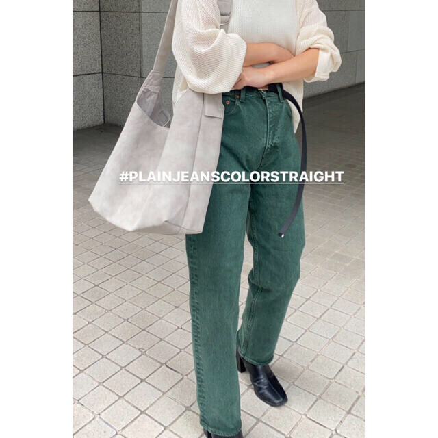 moussy(マウジー)の25インチとBIG COLLAR DENIM BLOUSE白サイズ1セット💓 レディースのパンツ(デニム/ジーンズ)の商品写真