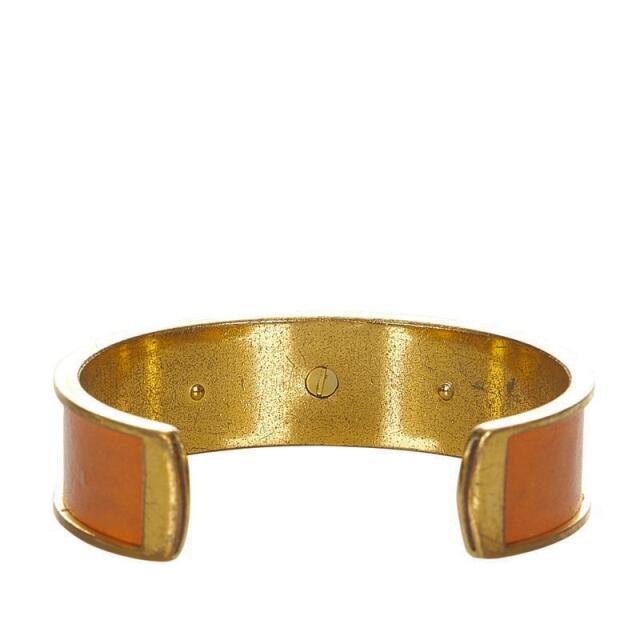 美品 エルメス プールトゥール バングル レザー ブレスレット