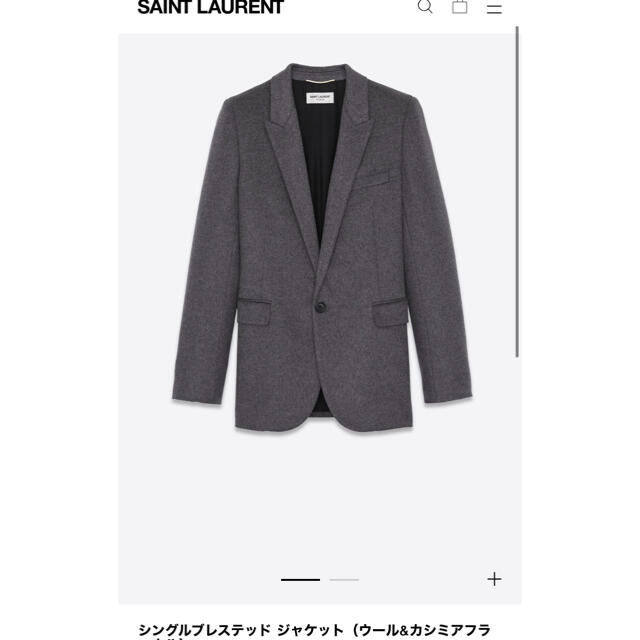 SAINT LAURENT   カシミヤ混　ジャケット　2020aw お値引き