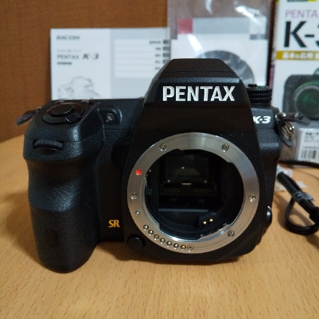 PENTAX(ペンタックス)のPENTAX K-3 ボディ美品 拡大アイカップ付き スマホ/家電/カメラのカメラ(デジタル一眼)の商品写真