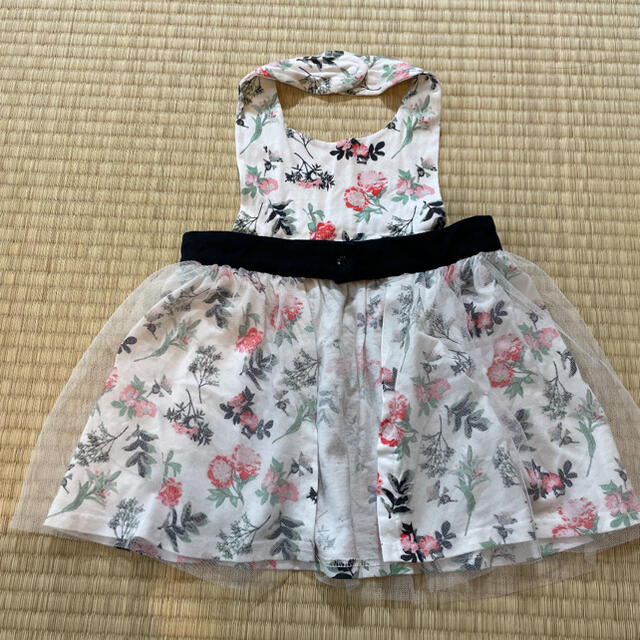 ベルメゾン(ベルメゾン)の子供服 エプロンドレス ワンピース 90〜100 キッズ/ベビー/マタニティのキッズ服女の子用(90cm~)(ワンピース)の商品写真