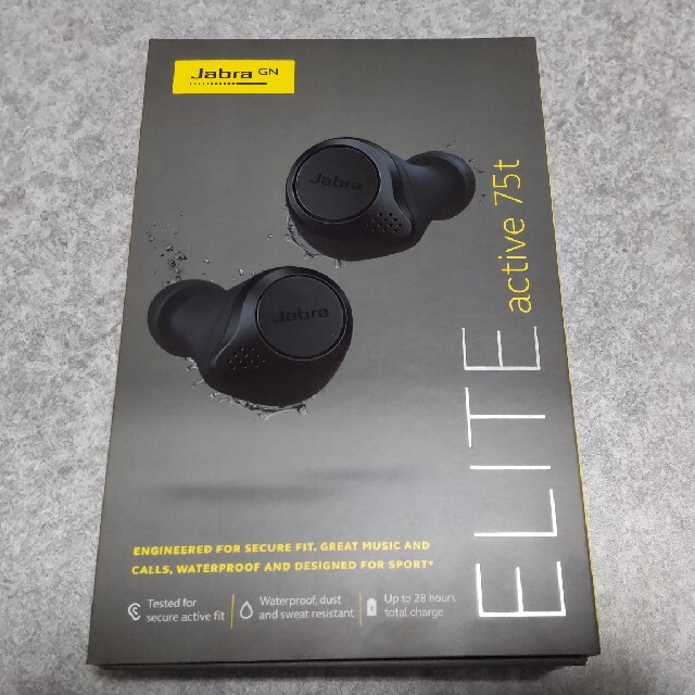 訳あり商品 Jabra Elite active 75t グレイ 完全ワイヤレスイヤホン