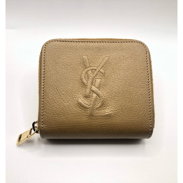 □美品□イヴサンローラン/ミニ/財布/二つ折り/スマート/コンパクト/ysl-