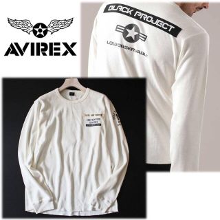 アヴィレックス(AVIREX)の《アヴィレックス》新品訳有 ハニカムワッフル ロンT トレーナー L(Tシャツ/カットソー(七分/長袖))