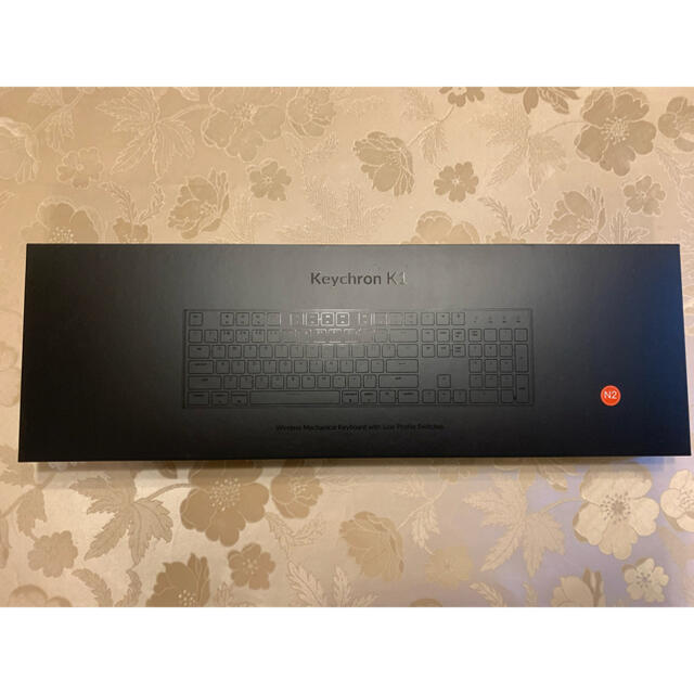 【Keychron】K1 ワイヤレスメカニカルキーボード 104key 青軸 スマホ/家電/カメラのPC/タブレット(PC周辺機器)の商品写真