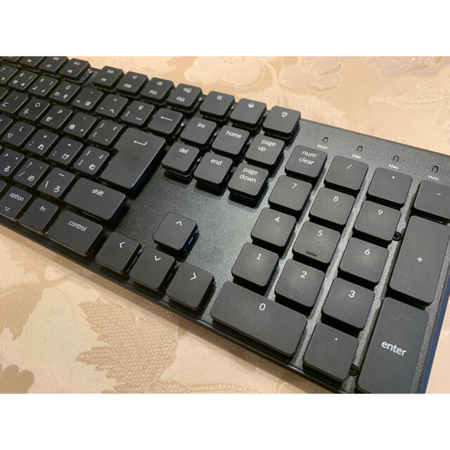 【Keychron】K1 ワイヤレスメカニカルキーボード 104key 青軸 スマホ/家電/カメラのPC/タブレット(PC周辺機器)の商品写真