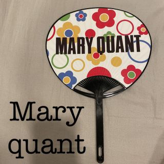 マリークワント(MARY QUANT)のMary quant  マリークワント　うちわ　2021 ノベルティ　非売品　(ノベルティグッズ)