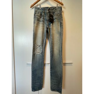 サンローラン(Saint Laurent)のサンローラン デストロイデニム 26インチ 新品未使用(デニム/ジーンズ)