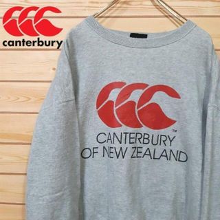 カンタベリー(CANTERBURY)のカンタベリー　ビッグロゴ　スウェット　L　グレー　ラグビー(スウェット)