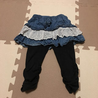 ニシマツヤ(西松屋)の80レギンス付きスカート(パンツ)