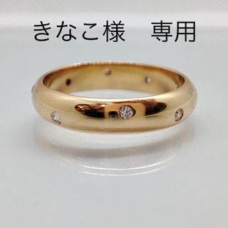 新品仕上げ済　K20　ダイヤ　リング　神楽坂宝石(リング(指輪))
