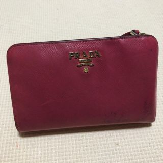 プラダ(PRADA)のグレン様専用★プラダ　財布　ピンク　二つ折り財布(財布)