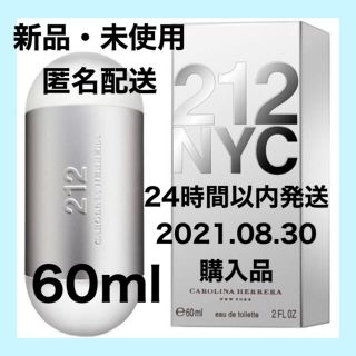 キャロライナヘレナ(CAROLINA HERRERA)の【新品・未使用】キャロライナ ヘレラ 212 オーデトワレ 60ml 1個(ユニセックス)