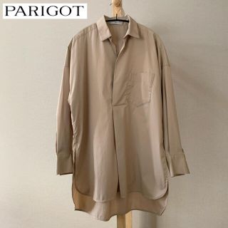 パリゴ(PARIGOT)の美品 パリゴ ドロップショルダー オーバーサイズシャツ ビックシルエット(シャツ/ブラウス(長袖/七分))