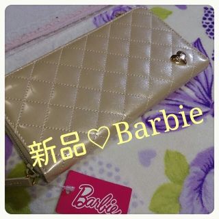 バービー(Barbie)の新品♡Barbie♡ｺﾞｰﾙﾄﾞﾗﾒ(財布)