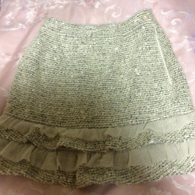 Apuweiser-riche(アプワイザーリッシェ)のアプワイザー ツイードスカート レディースのスカート(ミニスカート)の商品写真