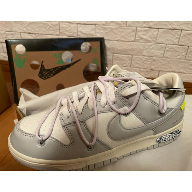 OFF-WHITE x NIKE DUNK LOW 27cm Lot.49メンズ