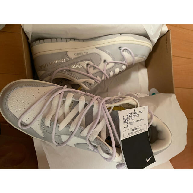 OFF-WHITE x NIKE DUNK LOW 27cm Lot.49