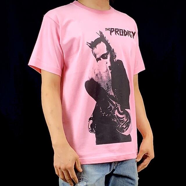【THE PRODIGY】新品 キース ビッグ プリント ピンク Tシャツ 2