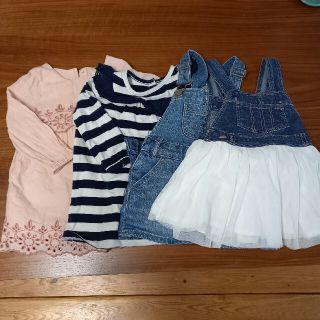 ベビーギャップ(babyGAP)のbabyGAPワンピース4点セット　80㎝(ワンピース)