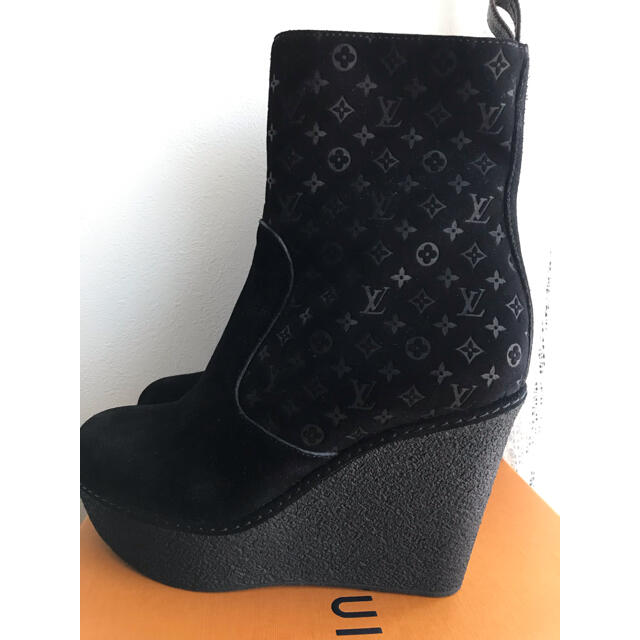 超特価sale開催】 VUITTON LOUIS - モノグラム スエードブーツ Vuitton
