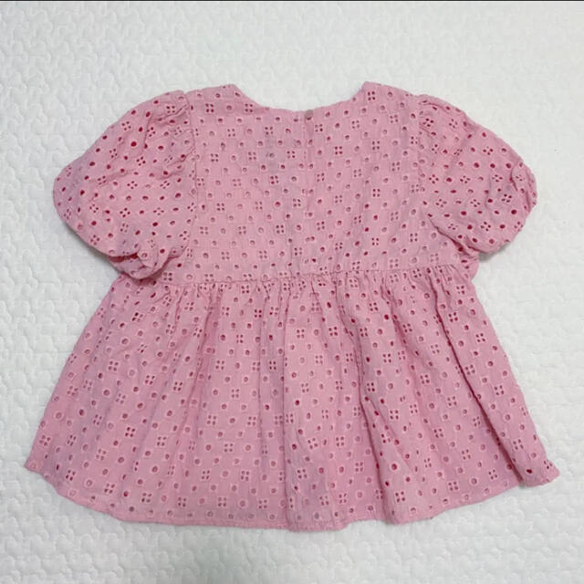 ZARA KIDS(ザラキッズ)の新品　ZARABABY  ザラベイビー  トップス　刺繍入りブラウス　98サイズ キッズ/ベビー/マタニティのキッズ服女の子用(90cm~)(ブラウス)の商品写真