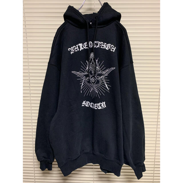 新品【 Balenciaga 】Gothic Hoodie XS バレンシアガ