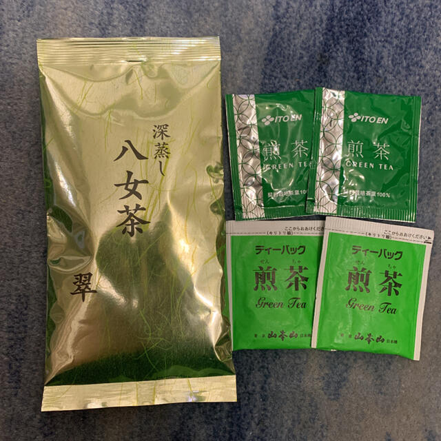 八女茶　緑茶　深蒸し茶 食品/飲料/酒の飲料(茶)の商品写真