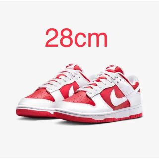 ナイキ(NIKE)の【新品未使用】 NIKE DUNK LOW CHAMPIONSHIP RED(スニーカー)