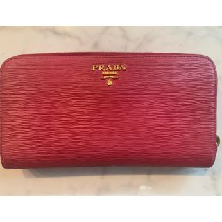 プラダ(PRADA)のプラダ　長財布　ピンク(財布)