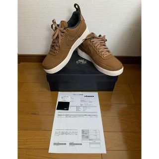 ナイキ(NIKE)のCARHARTT × NIKE AIR FORCE 1  美品28.5cm(スニーカー)