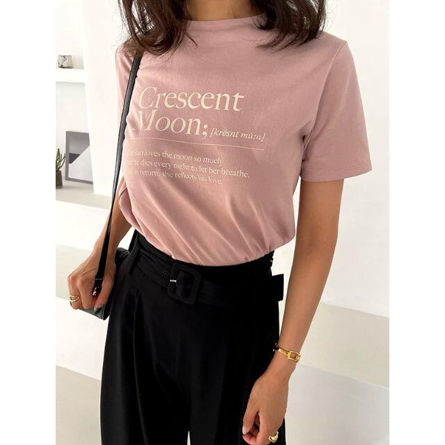 ☆送料無料☆エイミーイストワール MOONロゴプリントTシャツ ピンク ... 鮮やかなオレンジが綺麗✨❇️新品展示品❇️Ferragamo 長財布