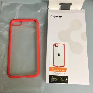 シュピゲン(Spigen)の【耐衝撃】SPIGEN iPhone SE2 /8 ケース ウルトラハイブリッド(iPhoneケース)