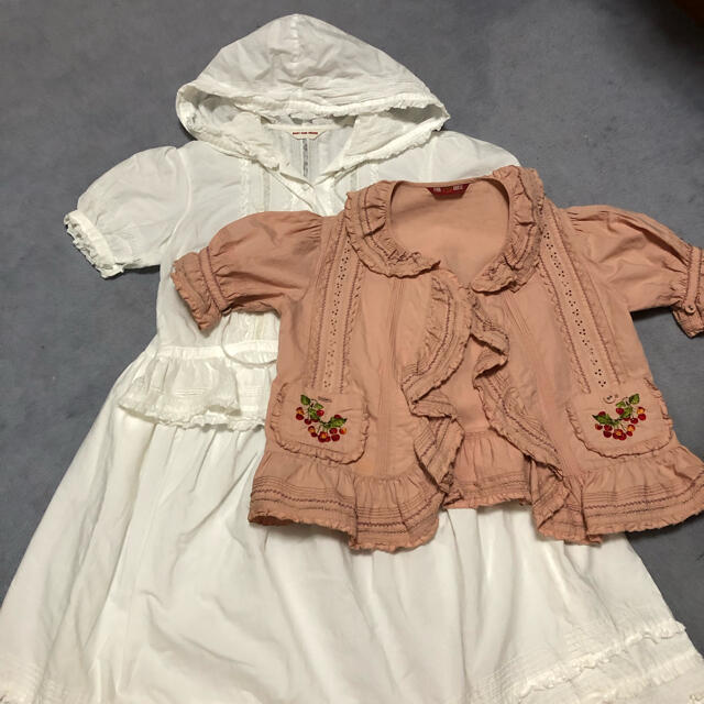 PINK HOUSE(ピンクハウス)のBABYピンクハウス　3点セット　おまけ付き キッズ/ベビー/マタニティのキッズ服女の子用(90cm~)(ドレス/フォーマル)の商品写真