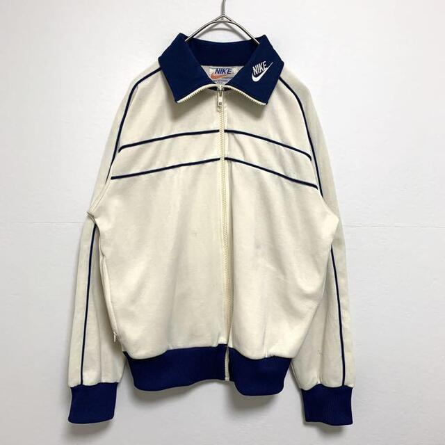 NIKE(ナイキ)の【希少】70s 古着 ナイキ トラックジャケット オレンジタグ ヴィンテージ M メンズのトップス(ジャージ)の商品写真