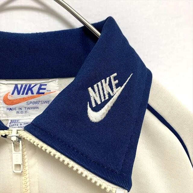 NIKE(ナイキ)の【希少】70s 古着 ナイキ トラックジャケット オレンジタグ ヴィンテージ M メンズのトップス(ジャージ)の商品写真