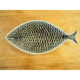 アラビア(ARABIA)のGustavsberg Fish plate gray small(食器)
