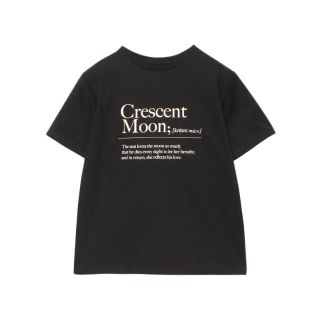 ☆送料無料☆エイミーイストワール MOONロゴプリントTシャツ ブラック