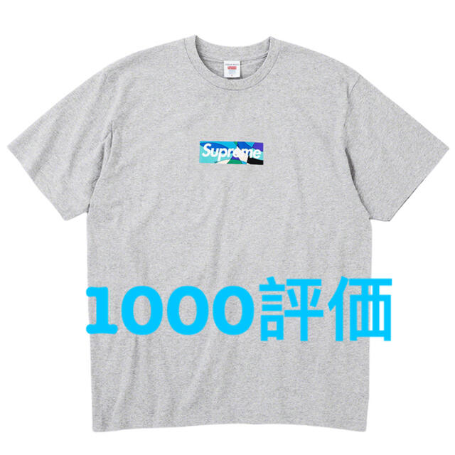 セール　Lグレー青 Emilio Pucci Box Logo Tee