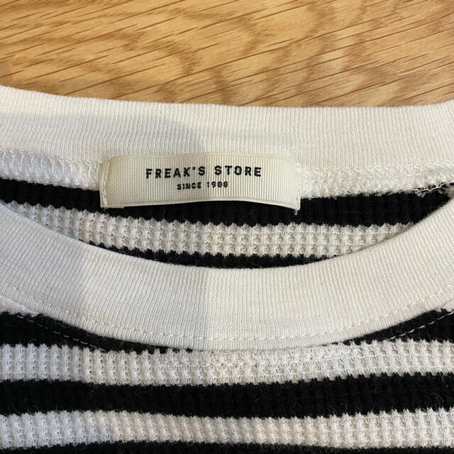 FREAK'S STORE(フリークスストア)のフリークスストア/ボーダーワッフル6分袖Tシャツ レディースのトップス(カットソー(長袖/七分))の商品写真